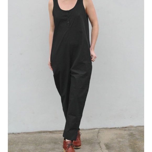 Lindsay Robinson Ray Jumpsuit Black size S - Picture 2 of 4